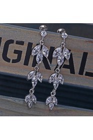 Drop Earrings Couples'/Kid's/Women's Cubic Zirconia Earring Cubic Zirconia