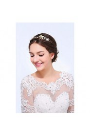 Women's Gold / Alloy Headpiece-Wedding / Special Occasion / Casual Headbands 1 Piece Clear Round