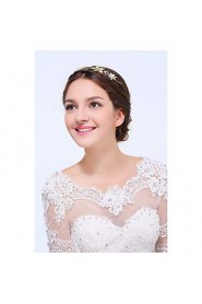 Women's Gold / Alloy Headpiece-Wedding / Special Occasion / Casual Headbands 1 Piece Clear Round