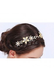 Women's Gold / Alloy Headpiece-Wedding / Special Occasion / Casual Headbands 1 Piece Clear Round