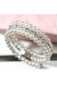 Lucky Woman Vintage Shining Front Opening Bracelets