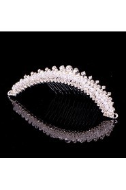 Women Alloy Tiaras With Crystal/Rhinestone Wedding/Party Headpiece