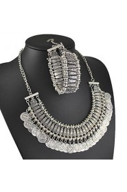 Jewelry Set Women's Anniversary / Gift / Party / Daily Jewelry Sets Alloy Non Stone Necklaces / Bracelets Silver