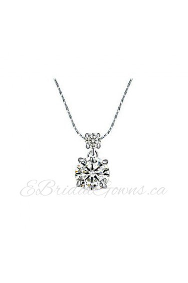 Women's Alloy Necklace Anniversary / Birthday / Gift / Party / Daily / Causal / Office & Career Cubic Zirconia