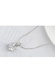 Women's Alloy Necklace Anniversary / Birthday / Gift / Party / Daily / Causal / Office & Career Cubic Zirconia