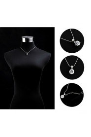 Women's Alloy Necklace Anniversary / Birthday / Gift / Party / Daily / Causal / Office & Career Cubic Zirconia