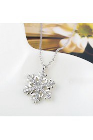 Women's Alloy Necklace Anniversary / Engagement / Birthday / Special Occasion / Office & Career / OutdoorCubic