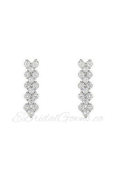 Drop Earrings Women's Alloy Earring Cubic Zirconia