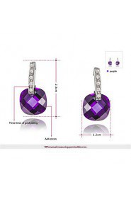 Drop Earrings Women's Alloy Earring Cubic Zirconia