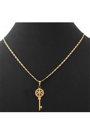 Vintage Fancy Brand Peace Logo Charm Pendant Necklace 18K Real Gold Platinum Plated Jewelry Gift for Women