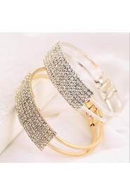 Women's Cuff / Chain Bracelet Gold / Silver / Alloy Rhinestone