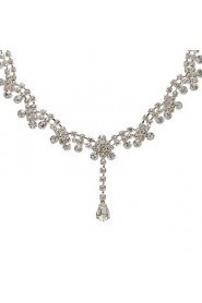 Gorgeous Rhinestones Wedding Jewelry Set,Including Necklace,Earrings And Tiara