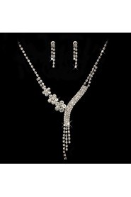 Jewelry Set Women's Anniversary / Wedding / Engagement / Birthday / Special Occasion Jewelry Sets Cubic Zirconia / Alloy Cubic Zirconia