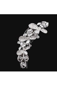 Flower style Women Alloy Hair Combs With Cubic Zirconia Wedding/Party Headpiece