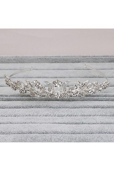 Women's Rhinestone Headpiece-Wedding / Special Occasion / Casual / Office & Career / Outdoor Headbands 1 Piece Silver Round
