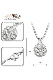 Women's Alloy Necklace Anniversary / Birthday / Gift / Party / Daily Cubic Zirconia