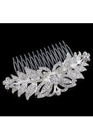 Hairpin Peral Comb for Women Rhinestone Crystals Wedding Hair Accessories Party Wedding Bridal Jewelry