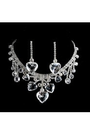 Jewelry Set Women's Anniversary / Wedding / Engagement / Birthday / Party / Special Occasion Jewelry Sets Alloy / Rhinestone Rhinestone