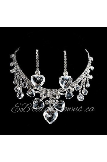 Jewelry Set Women's Anniversary / Wedding / Engagement / Birthday / Party / Special Occasion Jewelry Sets Alloy / Rhinestone Rhinestone