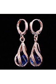 Women's Cubic Zirconia Chandelier Earrings With Cubic Zirconia