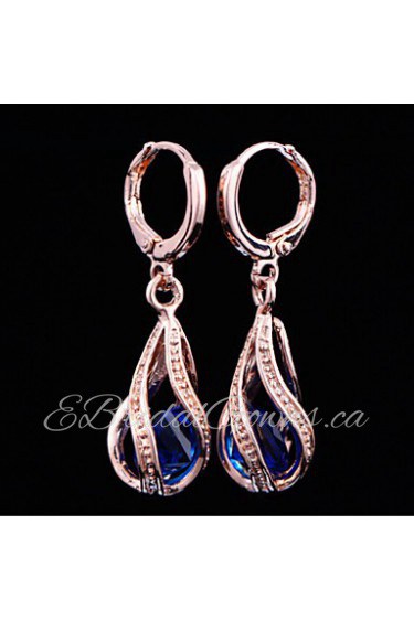 Women's Cubic Zirconia Chandelier Earrings With Cubic Zirconia