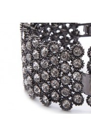 Women's Chain Bracelet Alloy Rhinestone