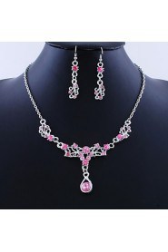 Jewelry Set Women's Birthday / Gift / Party / Daily / Special Occasion Jewelry Sets Alloy Necklaces / Earrings As the Picture