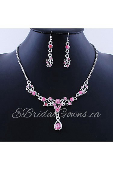 Jewelry Set Women's Birthday / Gift / Party / Daily / Special Occasion Jewelry Sets Alloy Necklaces / Earrings As the Picture