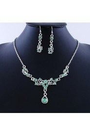 Jewelry Set Women's Birthday / Gift / Party / Daily / Special Occasion Jewelry Sets Alloy Necklaces / Earrings As the Picture