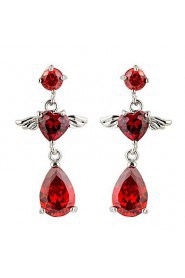 Drop Earrings Couples'/Kid's/Women's Cubic Zirconia Earring Cubic Zirconia