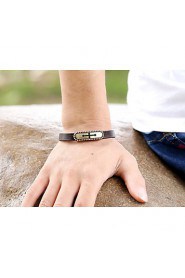 European and American fashion jewelry vintage leather bracelets leather jewelry(bracelet)