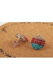 Stud Earrings Women's Alloy Earring Cubic Zirconia