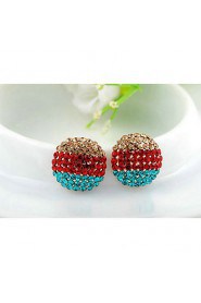 Stud Earrings Women's Alloy Earring Cubic Zirconia