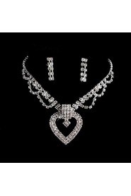 Jewelry Set Women's Anniversary / Wedding / Engagement / Birthday / Party / Special Occasion Jewelry Sets Alloy / Rhinestone Rhinestone