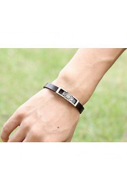 alloy metal punk style leather bracelet men bracelet bracelet retro bracelet(bracelet)