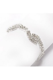 Women's Personalized Bracelet Cubic Zirconia/Alloy Cubic Zirconia