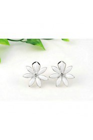 Stud Earrings Women's Alloy Earring Opal