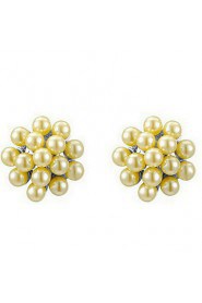 Stud Earrings Women's Alloy Earring Imitation Pearl