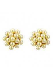 Stud Earrings Women's Alloy Earring Imitation Pearl