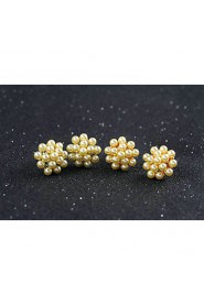 Stud Earrings Women's Alloy Earring Imitation Pearl