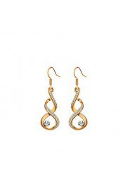 Hoop Earrings Women's Alloy Earring Imitation Pearl