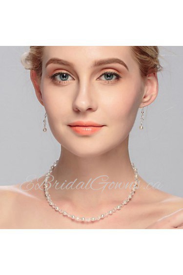 Jewelry Set Women's Anniversary / Wedding / Engagement / Birthday / Gift / Party / Daily / Special Occasion Jewelry Sets Imitation Pearl