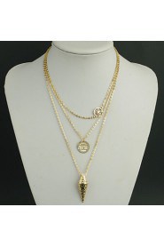 The arrow pierced metal ID multilayer Butterfly Necklace