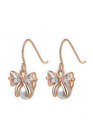 Drop Earrings Women's Alloy Earring Imitation Pearl