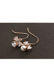 Drop Earrings Women's Alloy Earring Imitation Pearl