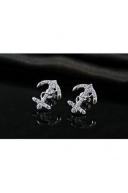 Stud Earrings Women's Alloy Earring Cubic Zirconia