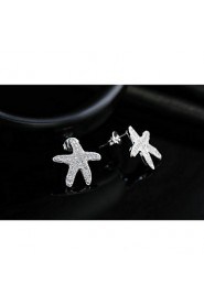 Stud Earrings Women's Alloy Earring Cubic Zirconia