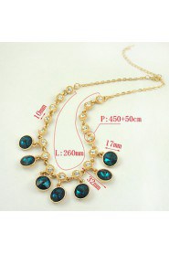 Women's Alloy Necklace Anniversary / Wedding / Gift / Party / Daily / Outdoor Crystal