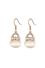 Hoop Earrings Women's Alloy Earring Imitation Pearl