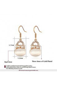 Hoop Earrings Women's Alloy Earring Imitation Pearl